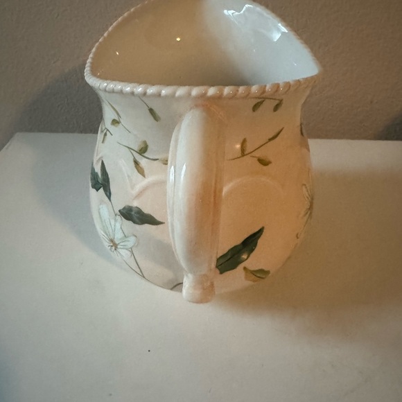 Floral Ceramic Pitcher - Picture 5 of 7